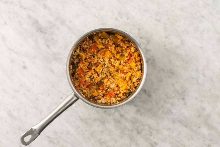 Gör pestorörd orzo