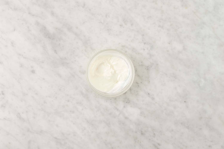 Bland hvitløksyoghurt