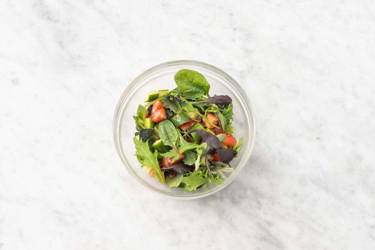 Förbered sallad