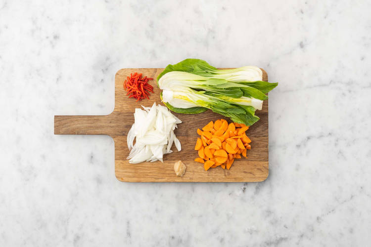 Forbered grønnsaker