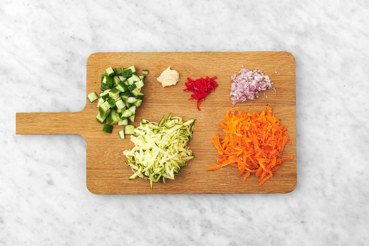 Forbered grønnsaker