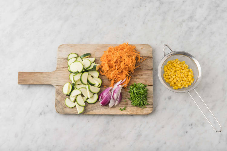 Förbered grönsaker