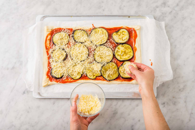 Förbered pizzabotten