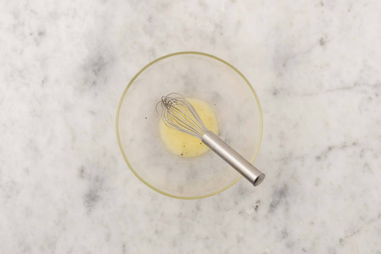 Préparer la vinaigrette