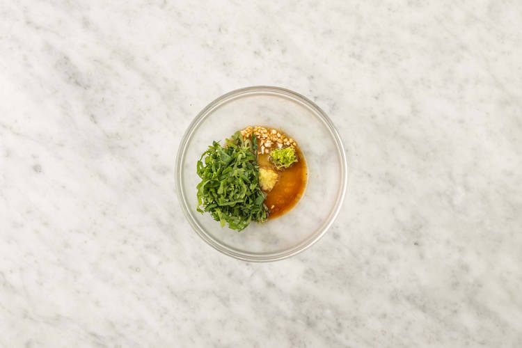 Faire la vinaigrette