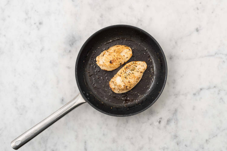 Préparer le filet de poulet