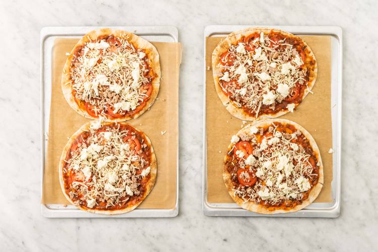Préparer la pizza