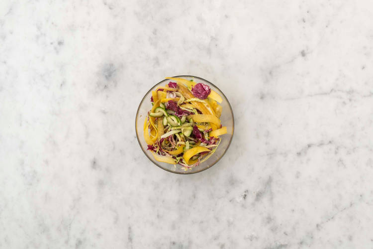 Préparer la salade