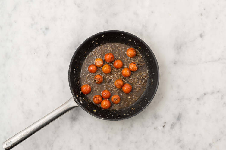 Cherry-Tomaten vorbereiten