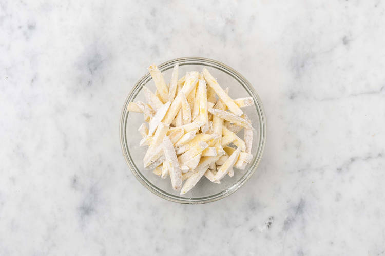 Pommes vorbereiten