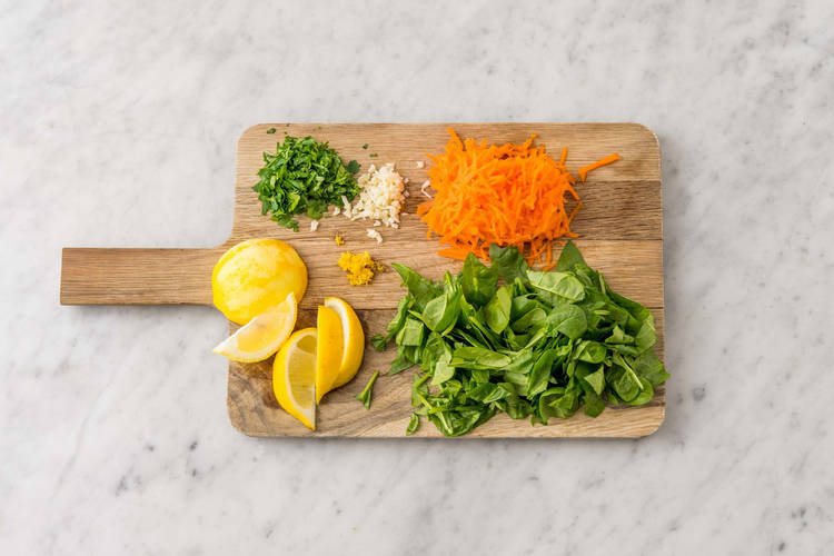 Förbered grönsaker