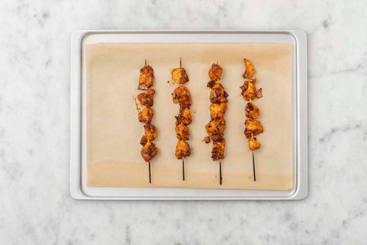 Bake the Skewers