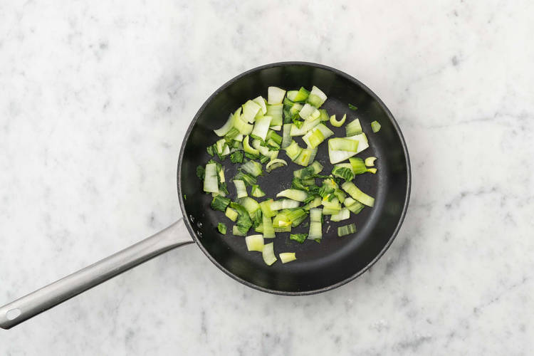 Cook bok choy