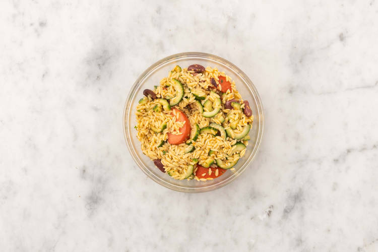 Salat fertigstellen