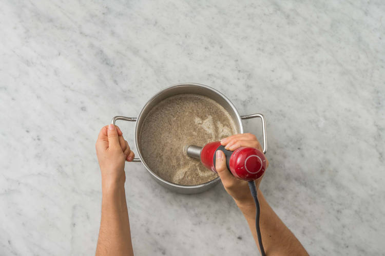 Mixer les légumes