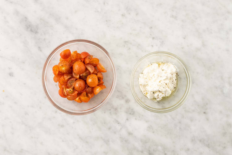 Preparare la crema di ricotta