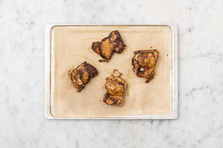 Faire cuire le poulet