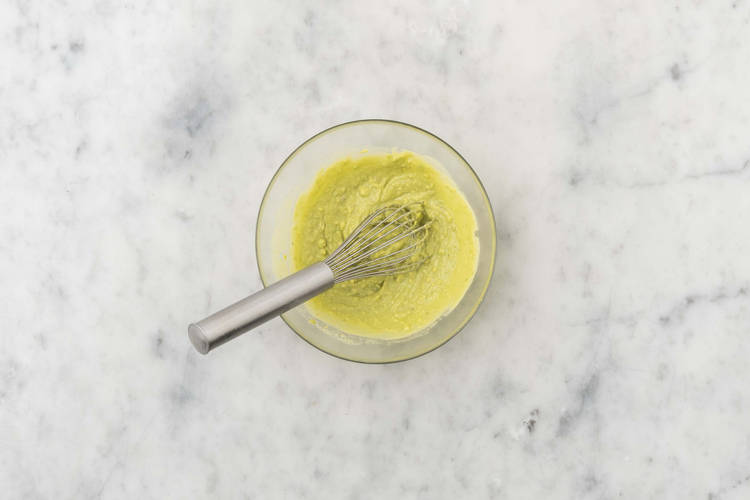 Make avocado hollandaise