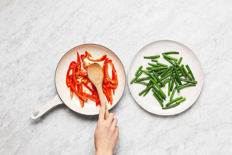 Cook Beans & Pepper