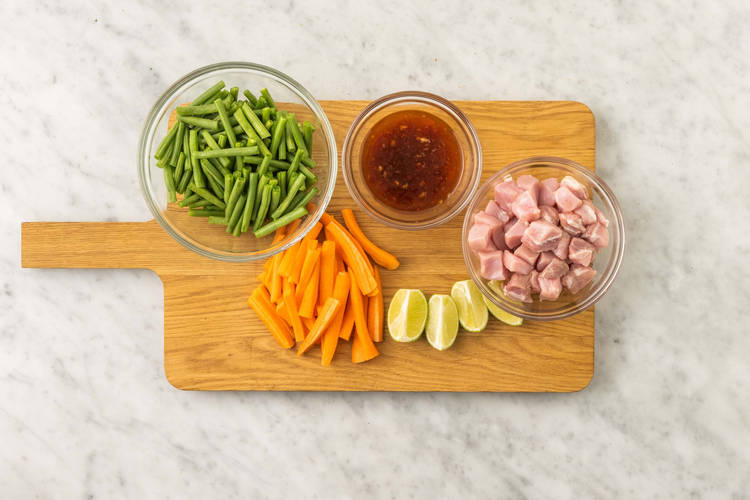 Preparare gli ingredienti