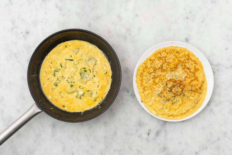 Omelet bakken