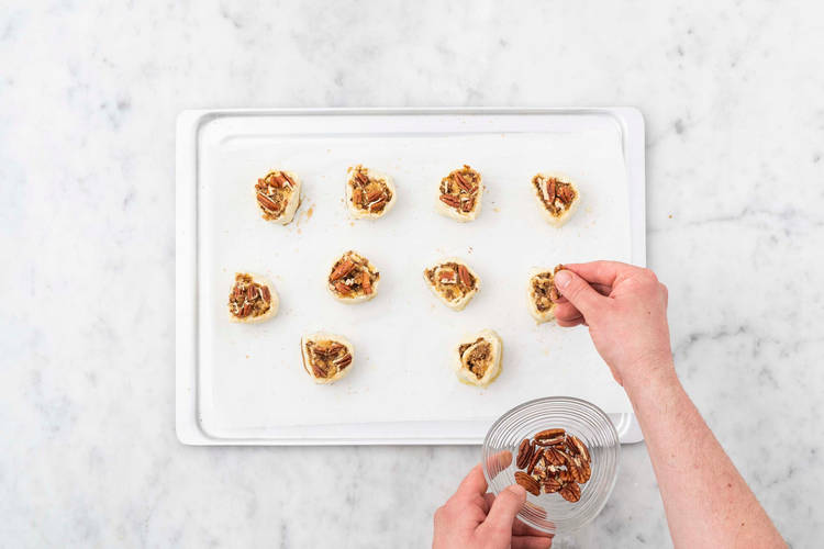 Enfourner les roulés