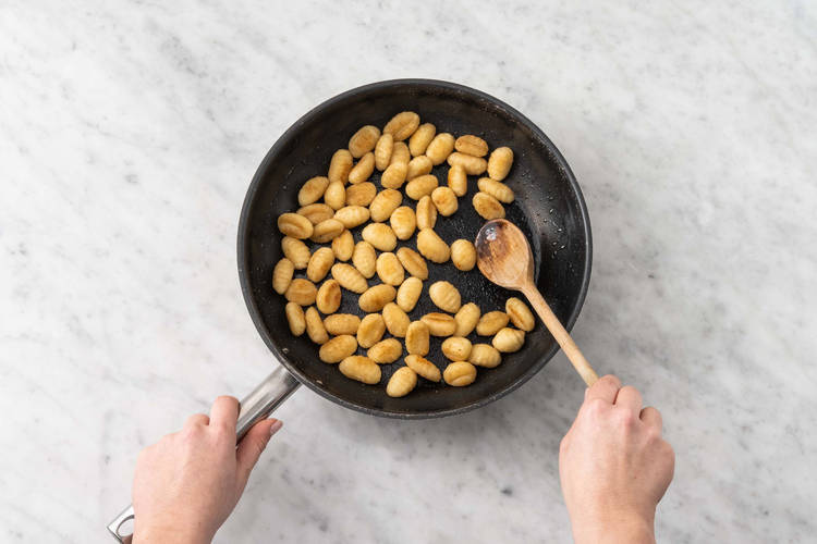 Pan-fry gnocchi