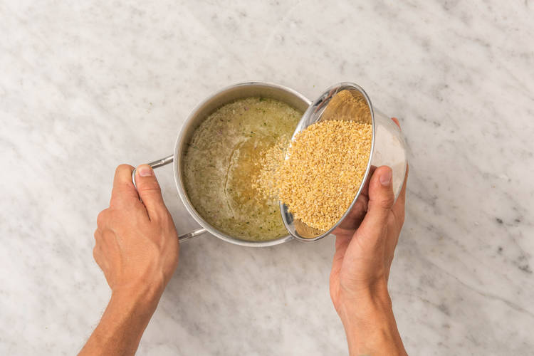 Cook the Bulgur Wheat