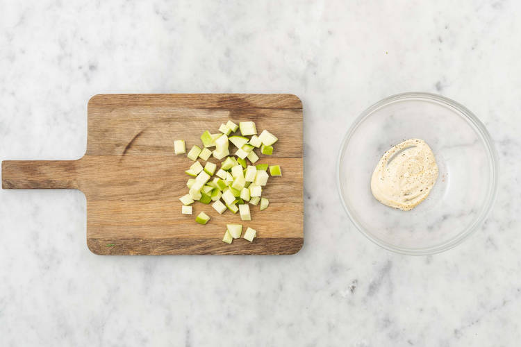 Finish prep and make dressing