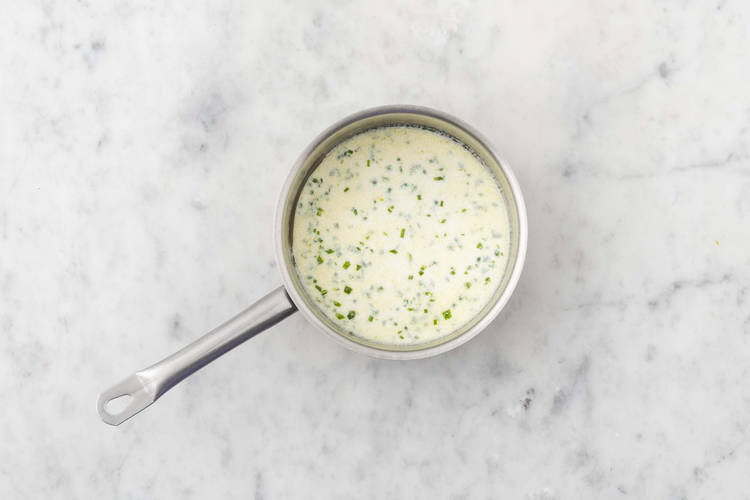 Commencer la trempette au fromage