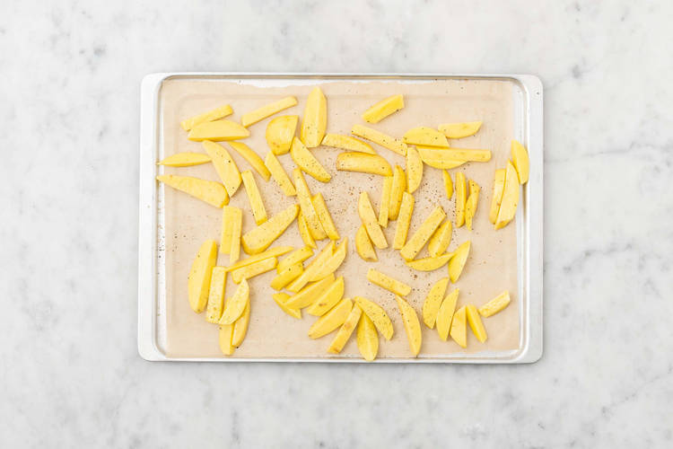 Enfourner les frites