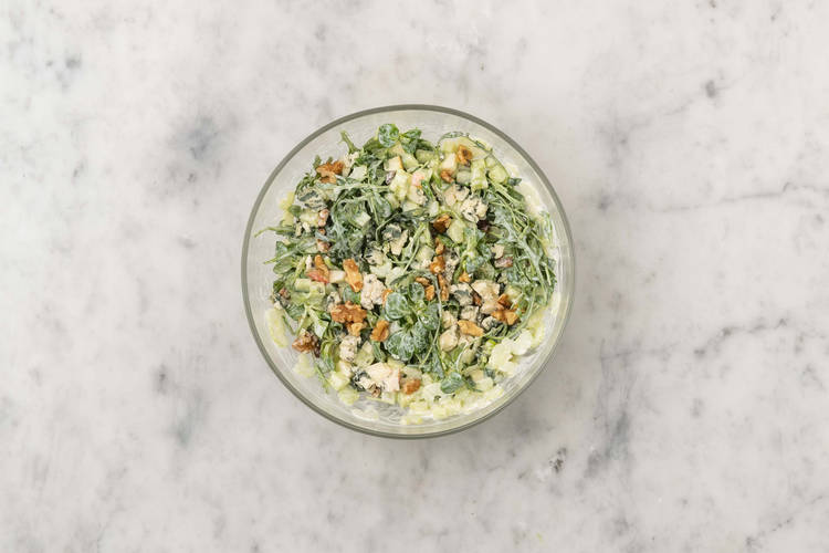 Préparer la salade