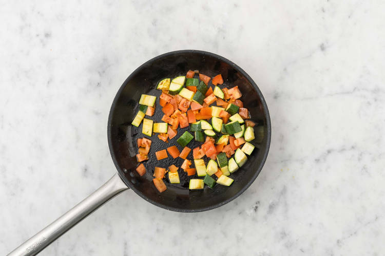 Courgette bakken