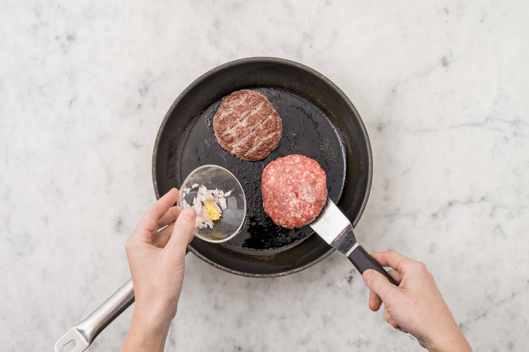 Cuire les burgers