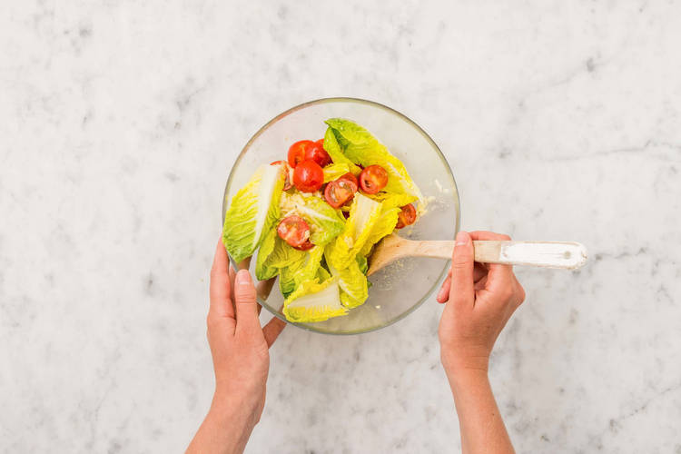 Préparer la salade