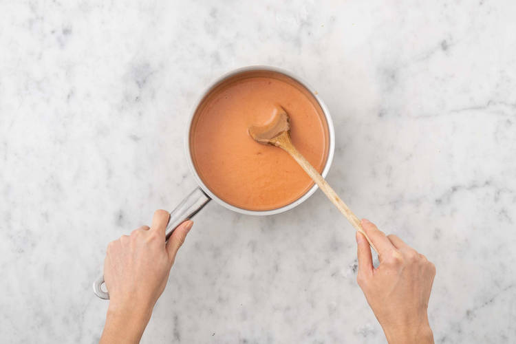 Sauce kochen