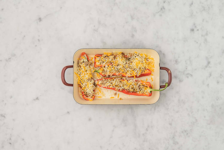Peperoni backen