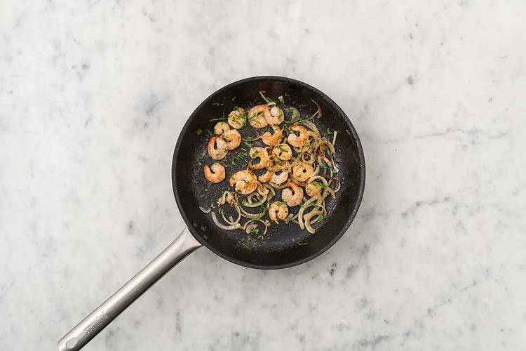 Cuire les crevettes