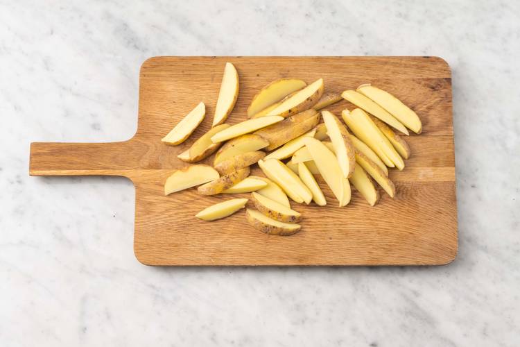 Préparer les pommes de terre