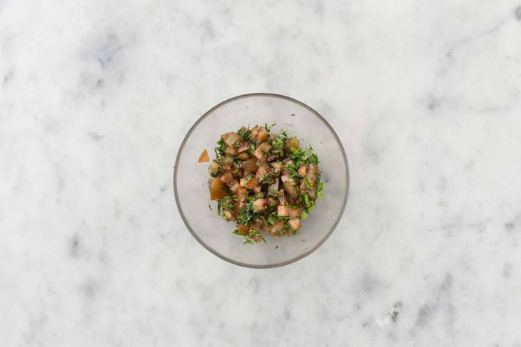 Tabouleh voorbereiden