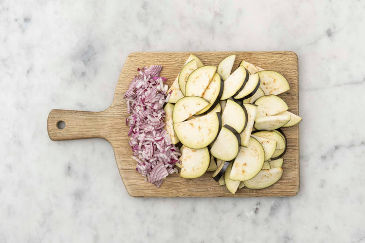 Aubergine backen
