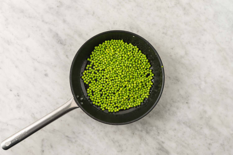 Faire cuire les pois