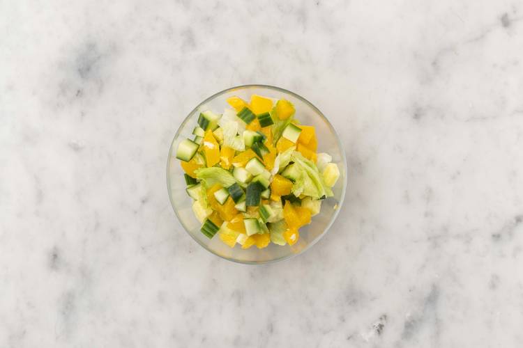 Préparer la salade