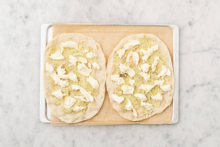 Naanpizza beleggen