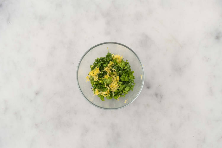 Bland persille og citronskal