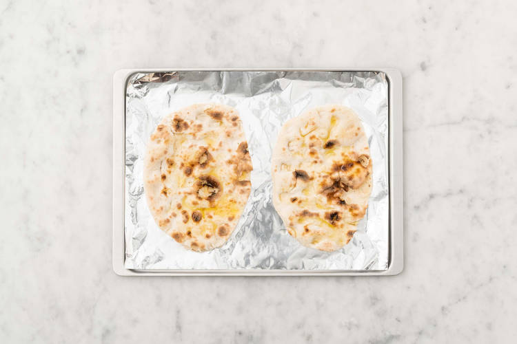 Faire griller les pains plats