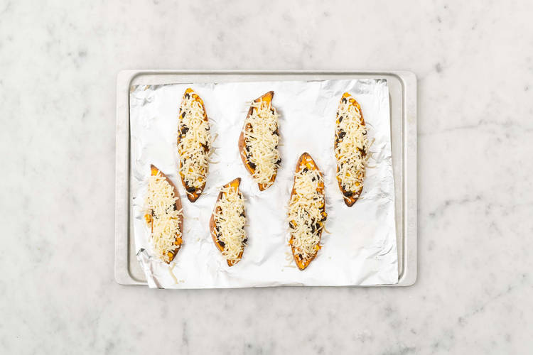 Finish sweet potatoes