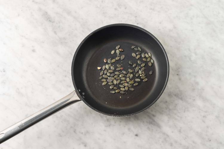 Griller les graines de courge