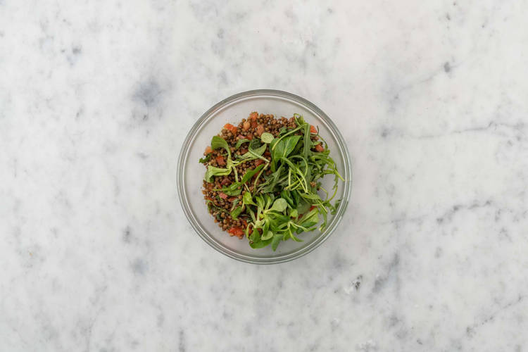 Salade maken