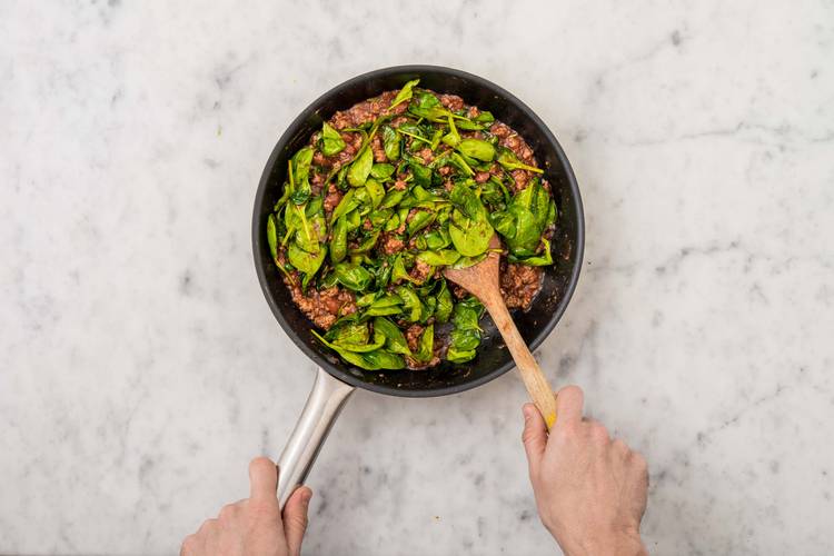 Add the Spinach